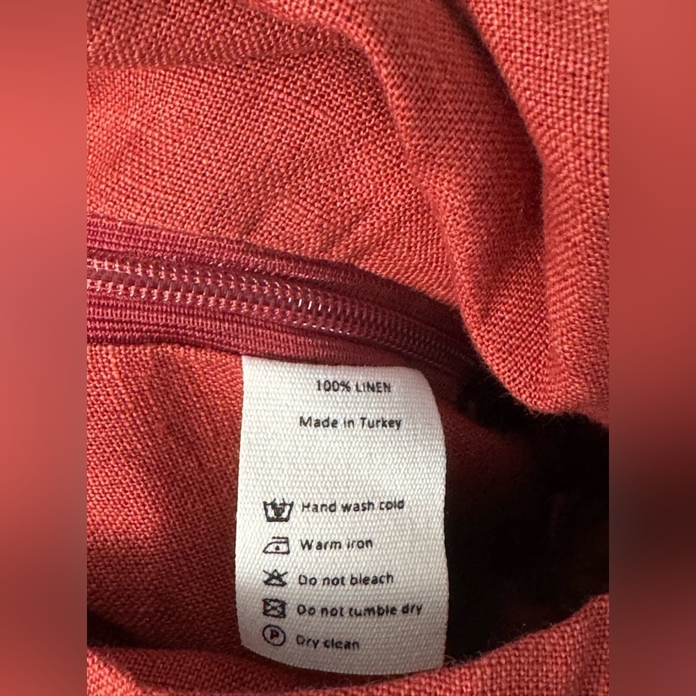 Piece of White Cranberry Carly Dress 100% Linen - Picture 9 of 10